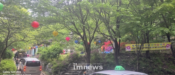 숲으로 둘러쌓인 도광사 전경